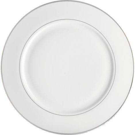 Assiette à dessert ronde Ambition en porcelaine blanche, 16 cm (1/2)