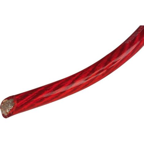 Adnauto – Câble d'alimentation 25mm² – 1m rouge – Pour batteries automobiles – Résistance à l'usure – Conductivité optimale