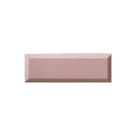 Carrelage métro rose brillant 10x30 cm – Faïence murale pour espaces modernes – Fini brillant pour murs d'accent – Style romantique – Ribesalbes (1/2)