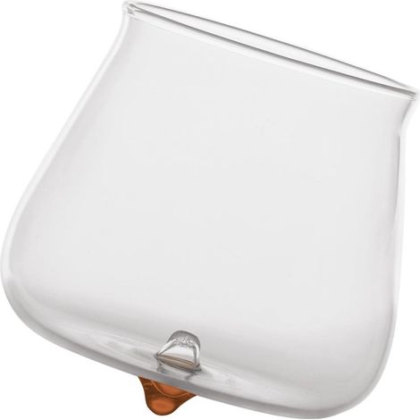 Pirolo Set De 6 Verres Junior Ambre En Verre Borosilicate - Design Toupie Rotative, Résistants Au Choc Thermique, Idéaux Pour Boissons Élégantes (1/5)