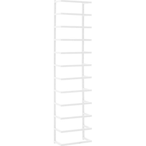 Maison Exclusive - Toallero de acero blanco 24x12x96 cm