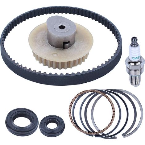 Kit de poulie de came Adefol Engrenage Courroie de distribution 39mm Joint d'huile de piston pour moteur Hond GX35 Tondeuse à gazon Pièces de rechange 91214-ZM3-003 91212-Z0H-003 14320-Z0Z-000 14400-Z (1/5)