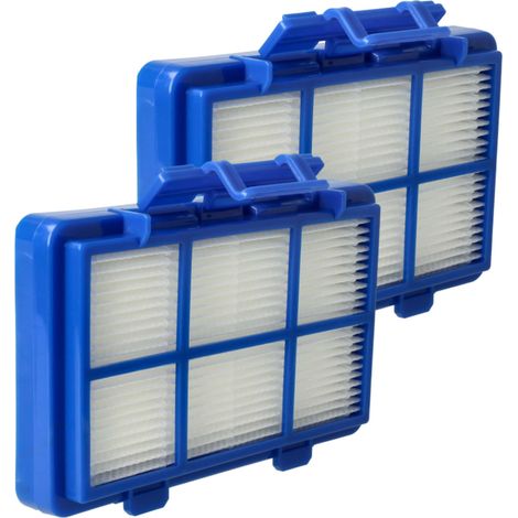 vhbw set da 2x filtro compatibile con Philips PowerGo FC8240/09, FC8241/09, FC8242/09 aspirapolvere - Filtro HEPA anallergico (1/4)