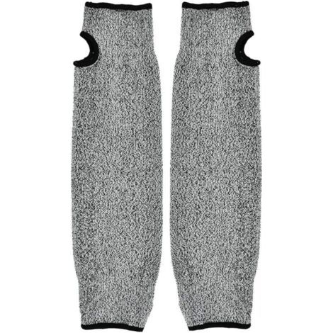 Pair Armschutzmanschette, Sicherheitsarmmanschette, HPPE-Schnittschutz, abriebfeste Arbeitshandschuhe mit langen Ärmeln für Garten-, Küchen- und Bauernhofarbeiten (35 cm) (1/4)