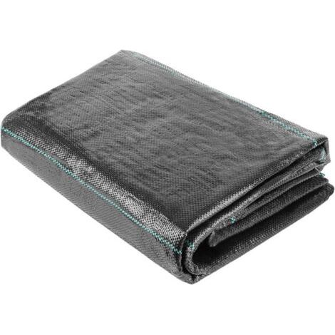 Pair Pflanzenmulch, Unkrautvlies, Unkrautvlies aus Polypropylen 1 m x 5 m, 75 g/m² Geotextil, UV-beständiges Gewebe, atmungsaktiv und reißfest (2er-Pack)