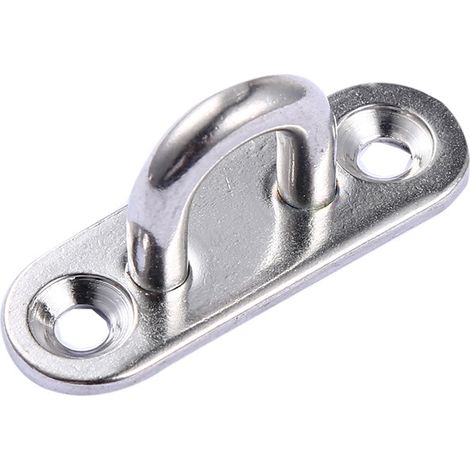 20 placas de ojales de acero inoxidable, ganchos de techo M5, ganchos de fijación, accesorios para barcos, para toldos, montaje en pared. (1/5)