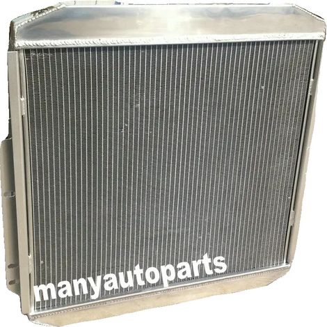 Radiador de aleación, tamaño del núcleo 575 mm x 510 mm x 42 mm, tamaño total 670 mm x 635 mm x 70 mm, entrada 38 mm, salida 45 mm, 3 filas (1/5)
