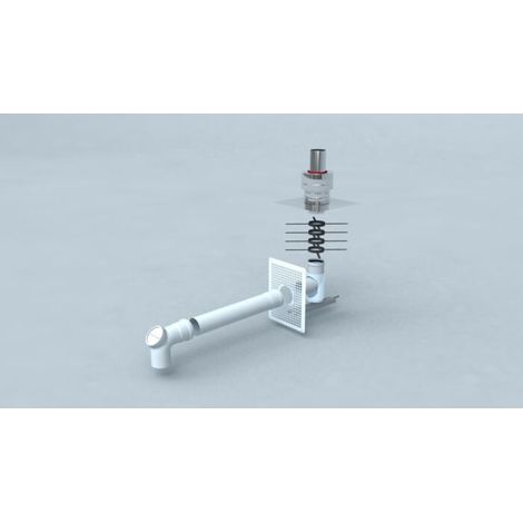 Bertrams Polyline EW kit standard 4 40STB60-4 DN 60, montage sur arbre avec pièce de raccordement, embouchure VA
