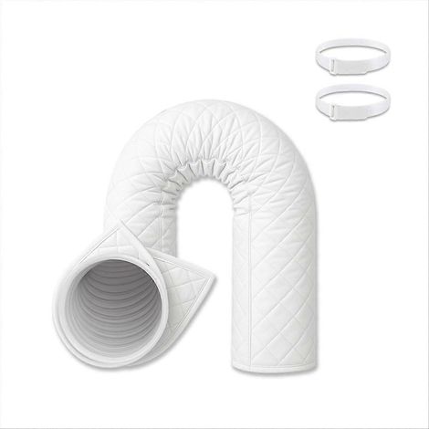 Gaine isolante pour tuyau de climatiseur portable, compatible avec les tuyaux d'évacuation de 14,7 à 15,2 cm de diamètre. (1/5)