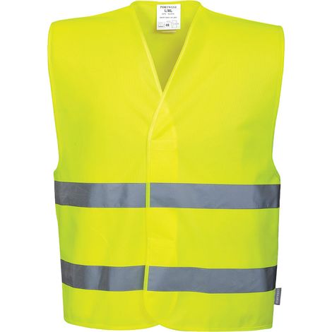 Gilet a doppia banda colorata: Giallo Taglia 4x/5x - Portwest