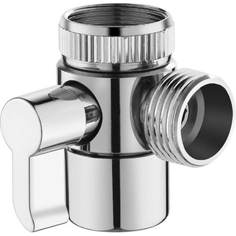 Válvula desviadora de ducha, adaptador de válvula desviadora de repuesto para grifo de cocina o baño. (1/4)