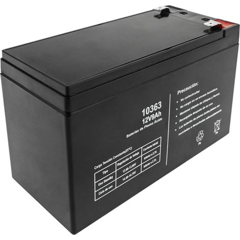 BeMatik - Batterie d'acide de plomb scellée 12V UPS remplacement 9ah (1/5)