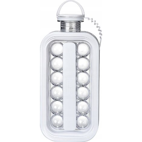 Stampo per ghiaccio portatile, bottiglia, spiaggia, campeggio, picnic, Tritan 2 in 1, mobile 17x (1/5)
