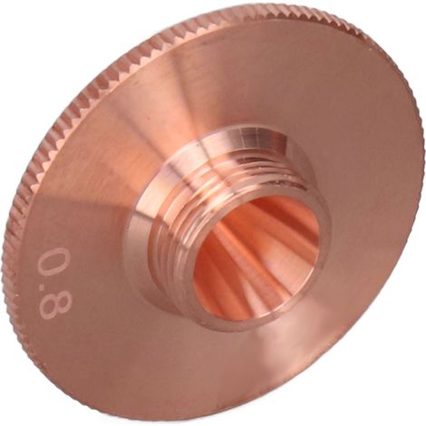 Buse de soudage en cuivre 0,8mm, couche unique, découpe laser fibre optique, orifice de sortie précis, 1000Mpa (1/5)
