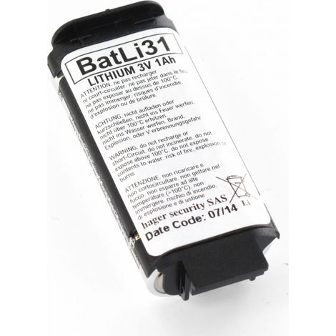 Pile Daitem Batli31 d'origine 3V 1Ah Lithium pour alarme (BATLI31)
