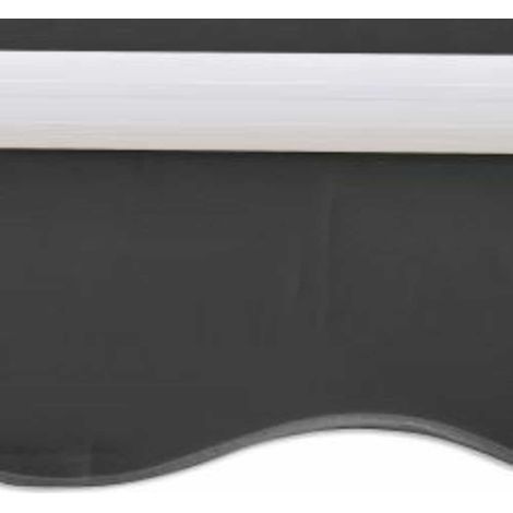 Maison Exclusive - Tenda da Sole Pieghevole Motorizzata 600 cm Antracite (1/4)