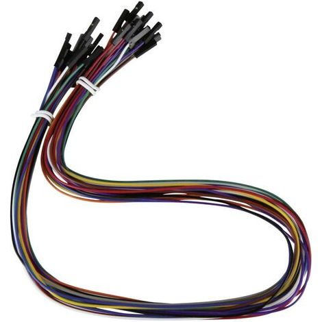 Joy-it RB-CB3-050 Câble de cavalier Raspberry Pi®, Banana Pi, Arduino [20x Pontage filaire de prise (1/4)