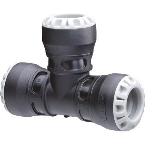 Té Egal 90° enclipsable pour Tube PE Ø25