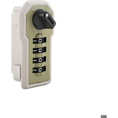 Serrure À Code Mécanique - Verrou Digital Sans Batterie - Pour Porte Intérieure Maison Bureau - 1 Unité (1/4)
