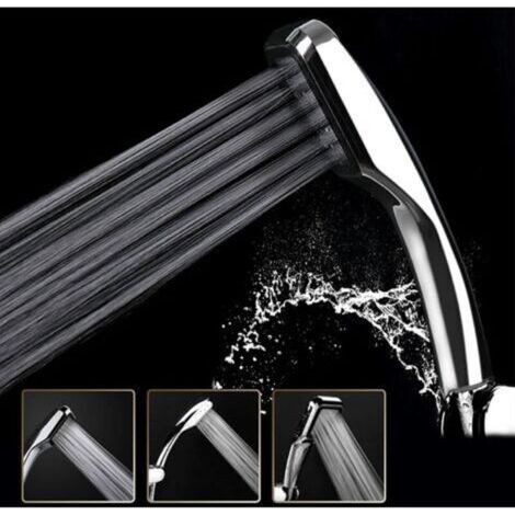 Pommeau de Douche Joyoldelf avec 300 Trous - Permet d'Économiser 30% d'Eau tout en Offrant une Pression Turbo de 300% - Finition en Chrome (1/4)