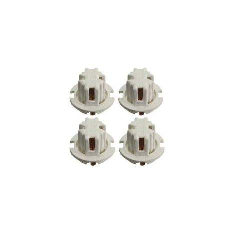 4-teiliges Set für BMW X5 E53 2003-2006 Rücklichtfassungshalterung (weiß) - Crezuo (1/4)