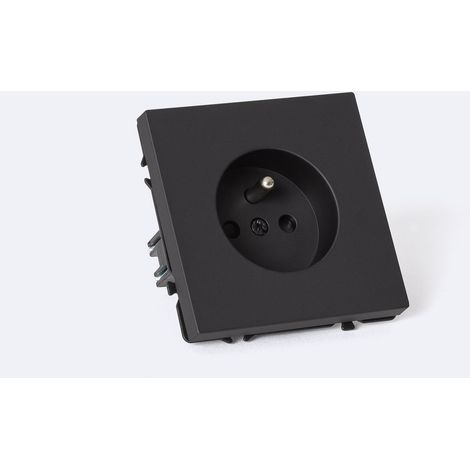 Prise Schuko Type E Luxe 990 Noir (1/4)