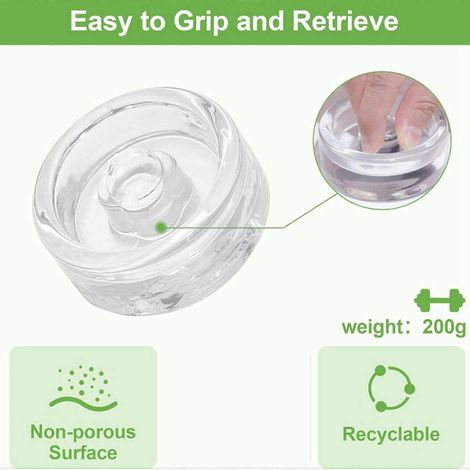 Kit de fermentation pour bocaux Mason à large ouverture, kit de cornichons/choucroute, comprend 4 blocs de fermentation en verre. (1/5)