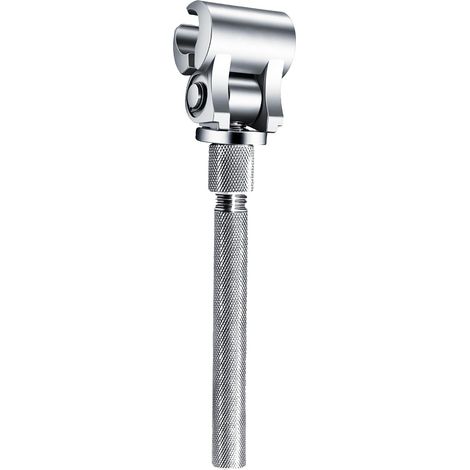Clé à réglage d'écartement de porte, outil de réglage de charnière, acier inoxydable, outil d'installation et de réparation de portes et fenêtres. (1/4)