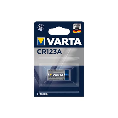 Pile lithium 3V CR123A VARTA - VARTA