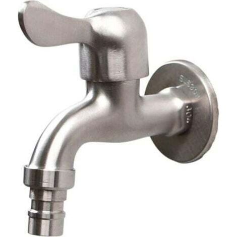 Gusseiserner Wasserhahn, Ablassventil aus Edelstahl 304, 1/2"-Wasserhahn (1/5)