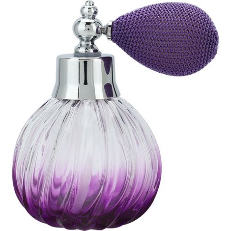 Flacon vaporisateur vide en verre rétro 90ml rechargeable pour parfum, atomiseur élégant réutilisable (1/5)