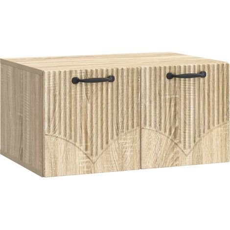 vidaXL Mobile Porta TV da Muro Rovere Sonoma 59,5 x 41 x 30 cm