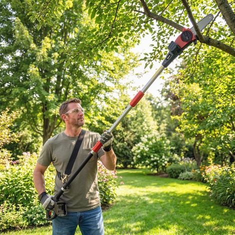 Motosega Telescopica a Batteria, 1.94m-2.56m con Lubrificazione Automatica (1/5)