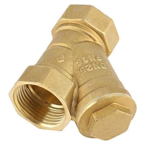 1 "BSPP Filetage femelle en laiton de connecteur de valve de filtre de tamis en forme de Y de dureté élevée pour la séparation huile-eau (1/4)