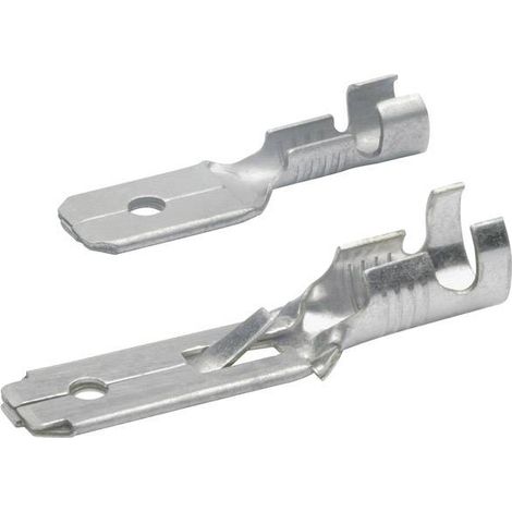Cosse à languette mâle 6.30 x 0.80 mm Klauke 2250 non isolé laiton 1 pc(s) C007641