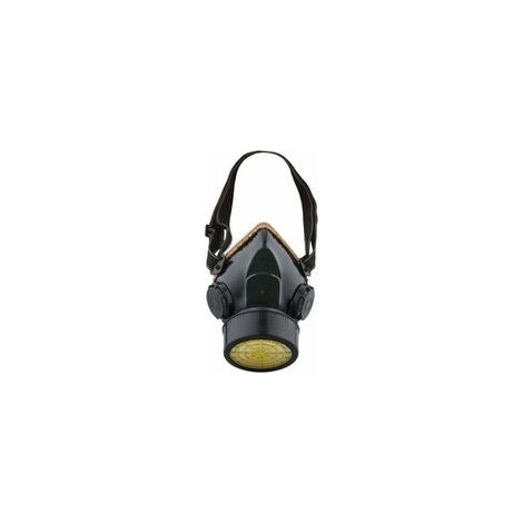 Masque Anti-Poussiere Protection Peinture Respirateur chimique industriel Contre Vapeur Toxique, Masque Cartouche Protection Soupape de Facile à Respirer, Noir (1/5)