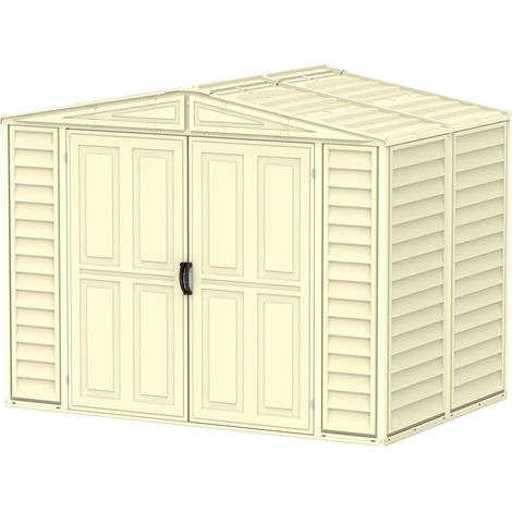 Duramax - caseta jardín - DURAMATE 8x6 - Resina PVC - color marfil (1/6)