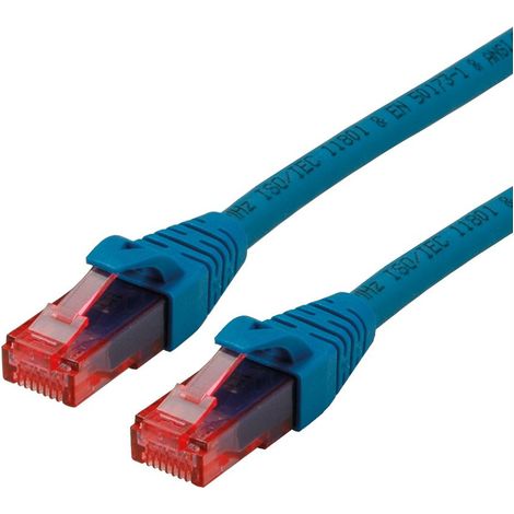 ROLINE Cable de conexión cat.6 UTP, nivel de componente, LSOH, azul, 2 m