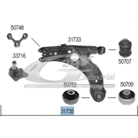 3RG 31735 BRAZO SUSPENSIÓN DELANTERO IZQUIERDO