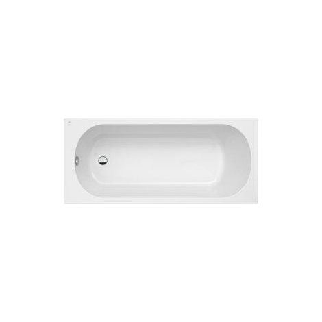 Bañera acrílica rectangular blanca GENOVA - ROCA Medidas: 1600x700x450 mm