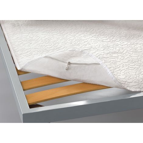 Coprirete Alba Protezione Rete Letto Made Italy In 100% Poliestere, misuraSingolocoloreCoprirete Alba