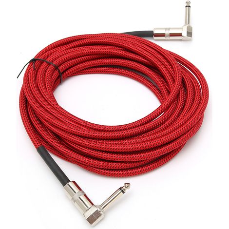 Câble Guitare JORINDO 6m 6.35mm - Cordon Audio pour Ampli Basse Piano JD6208 (1/5)