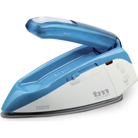 Ferro da Stiro a Vapore TM Electron Azzurro 1085 W (Da viaggio) (1/5)