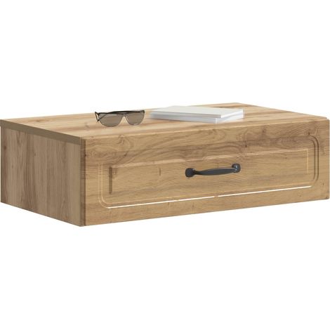 Maison Exclusive - Tavolino da Parete Laterale Rovere Artigianale