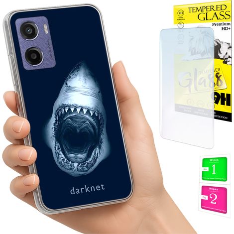 Funda para Motorola Moto E15 / Moto G05 con cubierta trasera y cristal 9H. (1/5)
