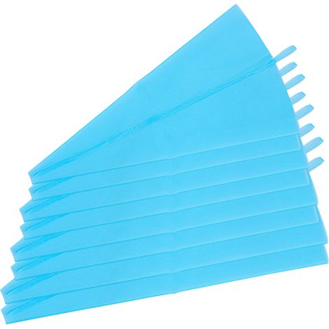 8pcs 4 Tailles Poche Pâtissière en Silicone, Réutilisable Poche à Douille pour Glaçage et Décoration Gâteau Pâtisserie Sucre