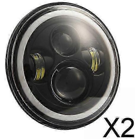 2x 7" runde Leuchten 200W Scheinwerferstrahl für 7 Autobahn