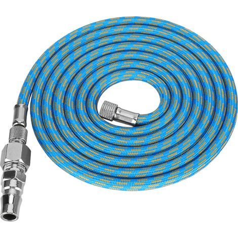 Kit d'adaptateur de tuyau d'air tressé pour aérographe pour compresseur d'air pour pistolet pulvérisateur (1/5)