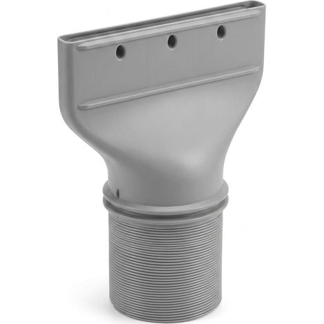 Adaptador universal para manguera de aire acondicionado portátil de 130 mm y 150 mm, conector de escape de boquilla plana para ventana y puerta, kit de ventilación sin perforaciones, HDPE duradero, gr (1/5)