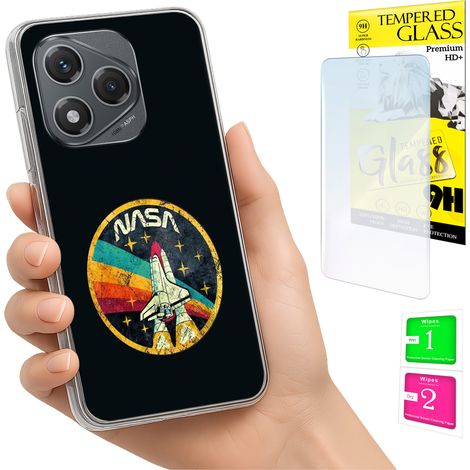 Custodia per Honor 400 Lite con cover posteriore e vetro 9H. (1/5)